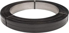 Made in USA - 2,058' Long x 3/4" Wide, Oscillated Coil Steel Strapping - 1,760 Lb Capacity, 0.02" Thick - Makers Industrial Supply