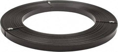 Made in USA - 851' Long x 1-1/4" Wide, Ribbon Wound Coil Steel Strapping - 5,250 Lb Capacity, 0.029" Thick - Makers Industrial Supply