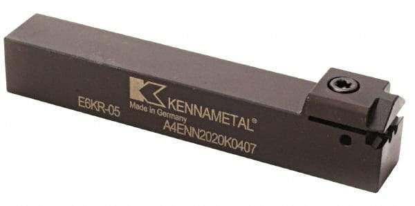 Kennametal - 0.1969" Max Depth of Cut, 3mm Min Groove Width, 125mm OAL, Neutral Indexable Grooving Cutoff Toolholder - 20mm Shank Height x 20mm Shank Width, A4..03.. Insert Style, A4EN Toolholder Style, Series A4 - Makers Industrial Supply