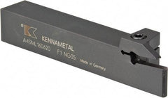 Kennametal - External Thread, 0.79" Max Depth of Cut, 6mm Min Groove Width, 6" OAL, Left Hand Indexable Grooving Cutoff Toolholder - 1" Shank Height x 1" Shank Width, A4..06.. Insert Style, A4SM Toolholder Style, Series A4 - Makers Industrial Supply