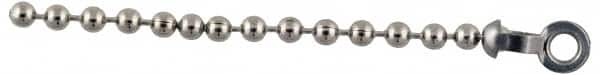 Made in USA - 11/16 Inch Long Stainless Steel End Coupling - For Trade Size Number 13 Ball Chains - Makers Industrial Supply