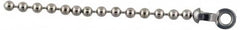 Made in USA - 13/32 Inch Long Stainless Steel End Coupling - For Trade Size Number 6 Ball Chains - Makers Industrial Supply