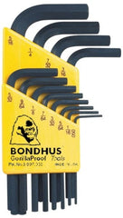 Bondhus - 12 Piece L-Key Hex Key Set - Makers Industrial Supply