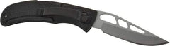 Gerber - 3-1/2" Blade, 8" OAL, Straight Pocket Knife - 4-1/2" Closed Length - Makers Industrial Supply