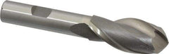 Interstate - 3/4" Diam, 1-5/8" LOC, 2 Flute High Speed Steel Ball End Mill - Uncoated, Single End, 3-5/8" OAL, 1/2" Shank Diam, Spiral Flute - Makers Industrial Supply