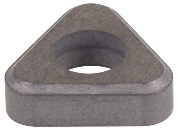 Made in USA - 1/2" Inscribed Circle, Triangle Shim for Indexables - Carbide, 3/16" Thick, ITSN Shim Style, Negative Rake - Makers Industrial Supply