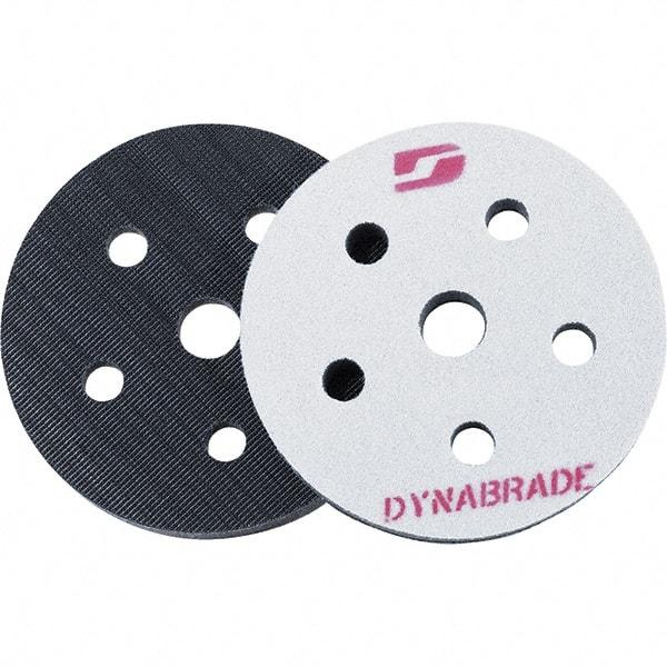 Dynabrade - 5" Diam, Round, Hook & Loop Face, Interface Backing Pad - Random Orbital Sander Compatible, Hook & Loop Back, Vacuum Pad - Makers Industrial Supply