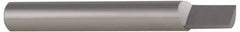 Accupro - 1/2" Shank Diam, 2" OAL, 1/2" Cut Diam, Square Engraving Cutter - 9/16" LOC, 0.5" Tip Diam, 1 Flute, Right Hand Cut, Micrograin Solid Carbide, Uncoated - Makers Industrial Supply