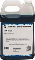 Master Fluid Solutions - Trim SOL, 1 Gal Bottle Cutting & Grinding Fluid - Water Soluble, For Grinding, Turning - Makers Industrial Supply