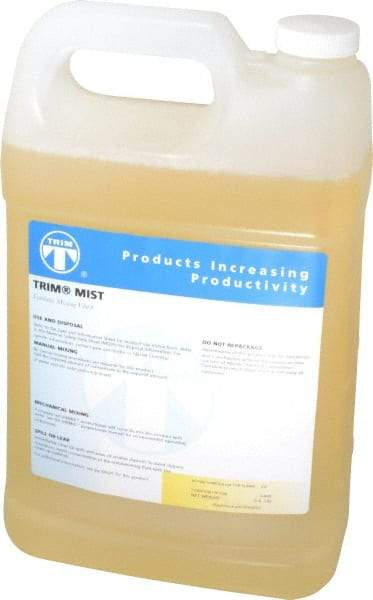 Master Fluid Solutions - Trim Mist, 1 Gal Bottle Cutting & Grinding Fluid - Synthetic, For Milling - Makers Industrial Supply