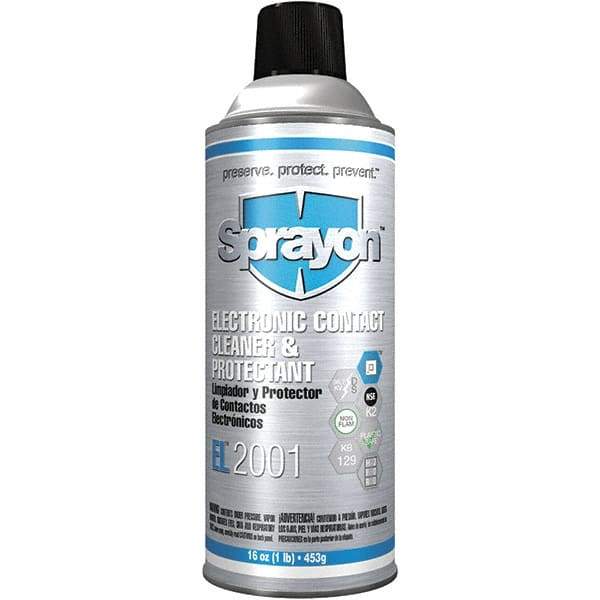 Sprayon - 16 oz Aerosol Cleaner/Degreaser - Aerosol, Alkaline, Unscented - Makers Industrial Supply