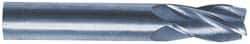 M.A. Ford - 3/4", 1" LOC, 3/4" Shank Diam, 3" OAL, 3 Flute, Solid Carbide Square End Mill - Single End, Uncoated, Spiral Flute, 30° Helix, Centercutting, Right Hand Cut, Right Hand Flute, Series 169 - Makers Industrial Supply