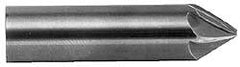 Made in USA - 1/2" Shank Diam, 9 Flute 60° Solid Carbide Countersink - Makers Industrial Supply