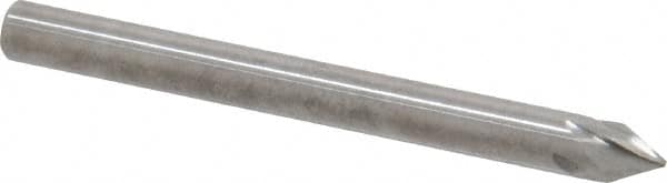 Made in USA - 3/16" Shank Diam, 5 Flute 60° Solid Carbide Countersink - Makers Industrial Supply