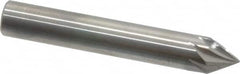 Made in USA - 5/16" Shank Diam, 7 Flute 60° Solid Carbide Countersink - Makers Industrial Supply