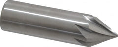 Made in USA - 1/2" Shank Diam, 7 Flute 60° Solid Carbide Countersink - Makers Industrial Supply