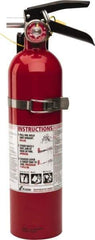 Kidde - 2.6 Lb, 1-A:10-B:C Rated, Dry Chemical Fire Extinguisher - 3-1/4" Diam x 15" High, 100 psi, 15' Discharge in 12 sec, Rechargeable, Seamless Aluminum Cylinder - Makers Industrial Supply