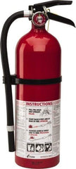 Kidde - 5 Lb, 3-A:40-B:C Rated, Dry Chemical Fire Extinguisher - 4-1/2" Diam x 16.07" High, 195 psi, 18' Discharge in 15 sec, Rechargeable, Seamless Aluminum Cylinder - Makers Industrial Supply