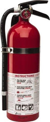 Kidde - 5 Lb, 3-A:40-B:C Rated, Dry Chemical Fire Extinguisher - 4-1/2" Diam x 16.07" High, 195 psi, 18' Discharge in 15 sec, Rechargeable, Seamless Aluminum Cylinder - Makers Industrial Supply