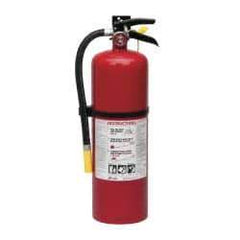 Kidde - 10 Lb, 4-A:60-B:C Rated, Dry Chemical Fire Extinguisher - 5.21" Diam x 19.52" High, 195 psi, 20' Discharge in 21 sec, Rechargeable, Steel Cylinder - Makers Industrial Supply