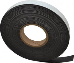 Mag-Mate - 100' Long x 1" Wide x 1/32" Thick Flexible Magnetic Strip - 8 Lb Max Pull Force, 4 Linear Ft/Lb Magnetic Pull Force, Adhesive Back - Makers Industrial Supply