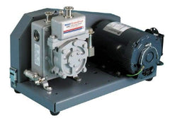 Welch Vacuum - 1 hp Rotary Vane Vaccum Pump - 115/230 Volts, 10.6 CFM, 20" Long x 14.1" Wide x 15.4" High - Makers Industrial Supply