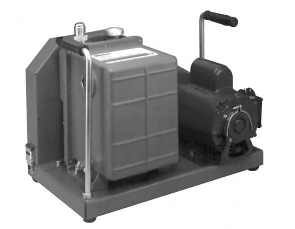 Welch Vacuum - 1/2 hp Rotary Vane Vaccum Pump - 115/230 Volts, 5.6 CFM, 20" Long x 12" Wide x 15" High - Makers Industrial Supply