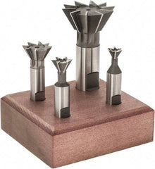 Value Collection - Dovetail Cutter Sets Included Angle: 60 Minimum Cutting Diameter (Inch): 3/8 - Makers Industrial Supply