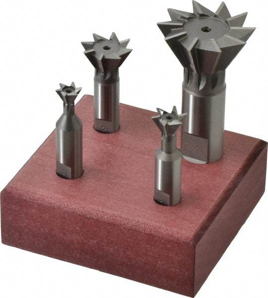 Value Collection - Dovetail Cutter Sets Included Angle: 60 Minimum Cutting Diameter (Inch): 3/8 - Makers Industrial Supply