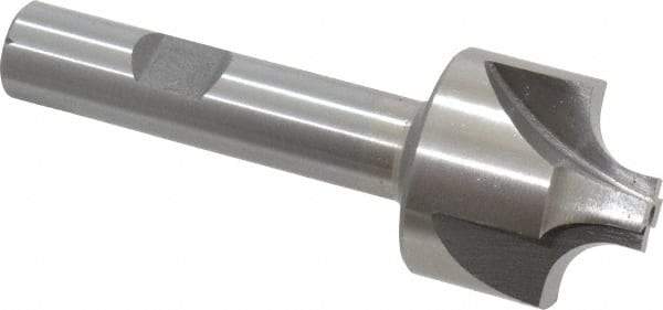 Interstate - 9/32" Radius, 1-1/8" Mill Diam, 4 Flute Cobalt Corner Rounding End Mill - Single End, Uncoated, 3-1/4" OAL, 1/2" Shank Diam - Makers Industrial Supply