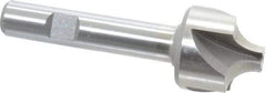 Interstate - 11/32" Radius, 1-1/8" Mill Diam, 4 Flute Cobalt Corner Rounding End Mill - Single End, Uncoated, 3-1/2" OAL, 1/2" Shank Diam - Makers Industrial Supply