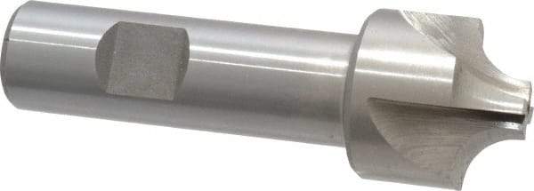 Interstate - 11/32" Radius, 1-1/8" Mill Diam, 4 Flute Cobalt Corner Rounding End Mill - Single End, Uncoated, 3-1/2" OAL, 3/4" Shank Diam - Makers Industrial Supply