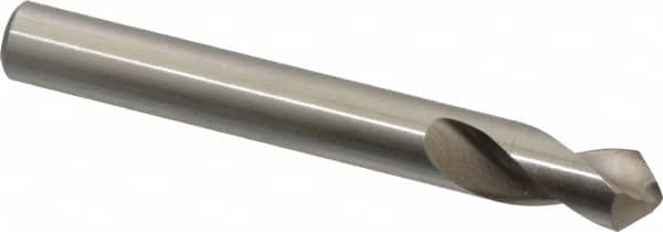 Interstate - 3/8" Body Diam, 90°, 3-1/8" OAL, High Speed Steel Spotting Drill - Makers Industrial Supply