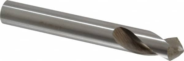 Interstate - 1/2" Body Diam, 90°, 3-3/4" OAL, High Speed Steel Spotting Drill - Makers Industrial Supply