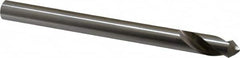 Interstate - 1/2" Body Diam, 90°, 6" OAL, High Speed Steel Spotting Drill - Makers Industrial Supply