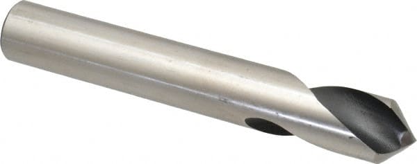 Interstate - 3/4" Body Diam, 90°, 5" OAL, High Speed Steel Spotting Drill - Makers Industrial Supply