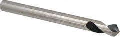 90° 8″ OAL High Speed Steel Spotting Drill Bright/Uncoated, 1-7/8″ Flute Length, 3/4″ Shank Diam, RH Cut