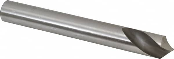 Interstate - 1" Body Diam, 90°, 8" OAL, High Speed Steel Spotting Drill - Makers Industrial Supply