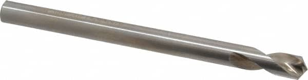 Interstate - 3/8" Body Diam, 120°, 5" OAL, High Speed Steel Spotting Drill - Makers Industrial Supply