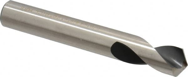 Interstate - 5/8" Body Diam, 120°, 4-3/8" OAL, High Speed Steel Spotting Drill - Makers Industrial Supply