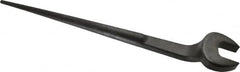 Proto - 1-7/16" Standard Spud Handle Open End Wrench - 19-1/2" OAL, Single End, Black Finish - Makers Industrial Supply