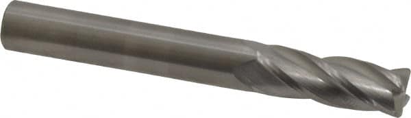 SGS - 5/16", 4 Flute, Single End, Solid Carbide, 0.03" Corner Radius End Mill - 2-1/2" OAL, 30° Helix, Right Hand Flute, 13/16" LOC, Right Hand Cut - Makers Industrial Supply