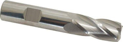 SGS - 5/8", 4 Flute, Single End, Solid Carbide, 0.09" Corner Radius End Mill - 3-1/2" OAL, 30° Helix, Right Hand Flute, 1-1/4" LOC, Right Hand Cut - Makers Industrial Supply