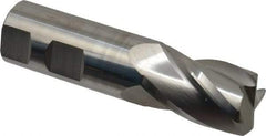 SGS - 1", 4 Flute, Single End, Solid Carbide, 1/8" Corner Radius End Mill - 4" OAL, 30° Helix, Right Hand Flute, 1-1/2" LOC, Right Hand Cut - Makers Industrial Supply