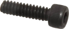 Value Collection - #6-32 UNC Hex Socket Drive, Socket Cap Screw - Alloy Steel, Black Oxide Finish, Fully Threaded, 1/2" Length Under Head - Makers Industrial Supply