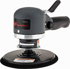 Ingersoll-Rand - 12,000 OPM, 16.98 CFM Air Consumption, Palm Air Orbital Sander - Round Pad, 1/4 NPT Inlet - Makers Industrial Supply