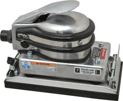 Ingersoll-Rand - 8,000 OPM, 12 CFM Air Consumption, Palm Air Orbital Sander - Rectangular Pad, 1/4 NPT Inlet - Makers Industrial Supply