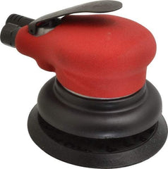 Ingersoll-Rand - 10,000 OPM, 18.5 CFM Air Consumption, Palm Air Orbital Sander - Round Pad, 1/4 NPT Inlet - Makers Industrial Supply