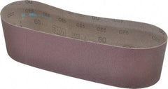 3M - 4" Wide x 36" OAL, 60 Grit, Aluminum Oxide Abrasive Belt - Aluminum Oxide, Medium, Coated, X Weighted Cloth Backing, Series 341D - Makers Industrial Supply