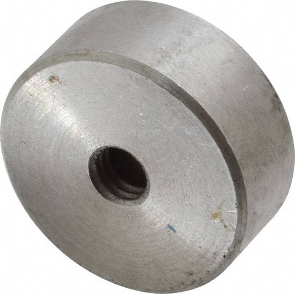 Mag-Mate - 5/16-18 Thread, 1-1/4" Diam, 1/2" High, 68 Lb Average Pull Force, Neodymium Rare Earth Pot Magnet - 0.15" Deep Tapped Hole, Steel Pot, Uninsulated - Makers Industrial Supply